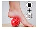 Massage Ball - Spiky for Deep Tissue Foot, Back, Plantar Fasciitis & All Over Body Deep Tissue Muscle Therapy-Includes Instructions,Carry Bag 