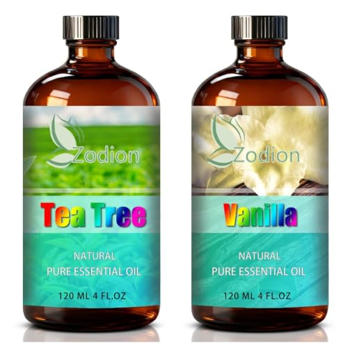 Aceite Esencial de Vainilla y Árbol de Té 4 Fl Oz