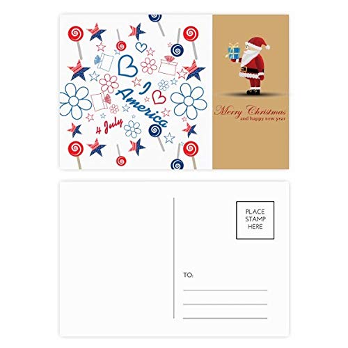 Cartes postales USA Candy Flower en lot de 20 pièces pour correspondance