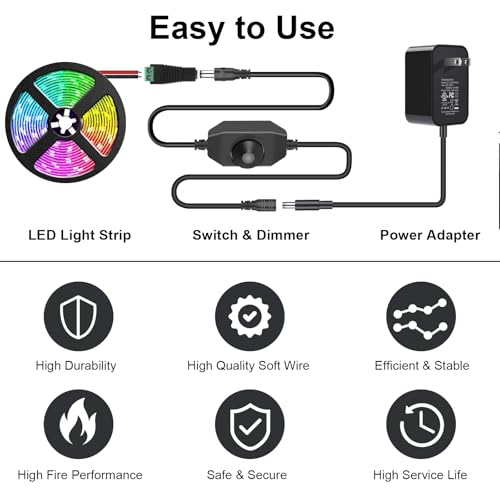 Image of 12V 3A Power Adapter with Dimmer Switch,12Volt 3Amp Power Supply-UL Listed | AC 100-240V to DC 12V 36W Low Voltage Transformers,Power Converter with 5.5mmx2.1mm DC Output Jack for LED Light LCD