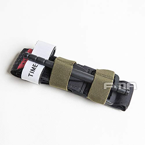 Molle - Soporte de torniquete elástico para almacenamiento de chaleco de caza, sistema Molle