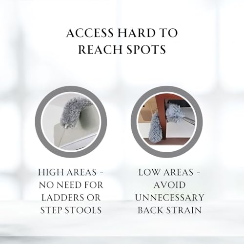 Plumeau microfibre extensible et pliable ARCUS pour les zones d'accès difficile - 8