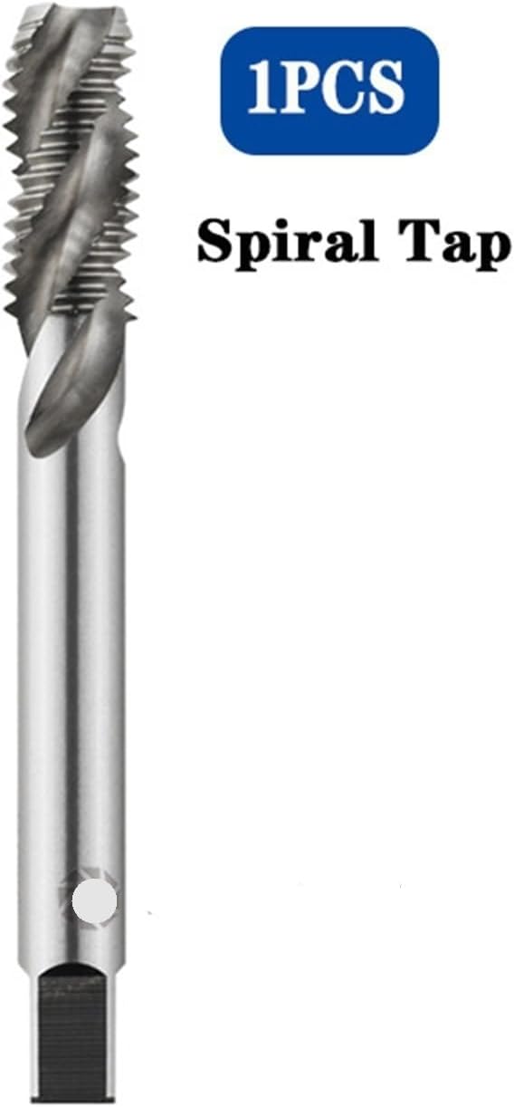 HSS Machine Tap Metric Screw Tap Drill Thread Tool Spiral Point Straight Fluted M3 M4 M5 M6 M7 M8 M10 M12 M14 | Thread tapping(1pcs Spiral tap,M8x1.25)