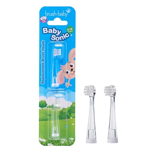 Brush-Baby BabySonic Replacement Heads (0-18 Month (Pack of 2))