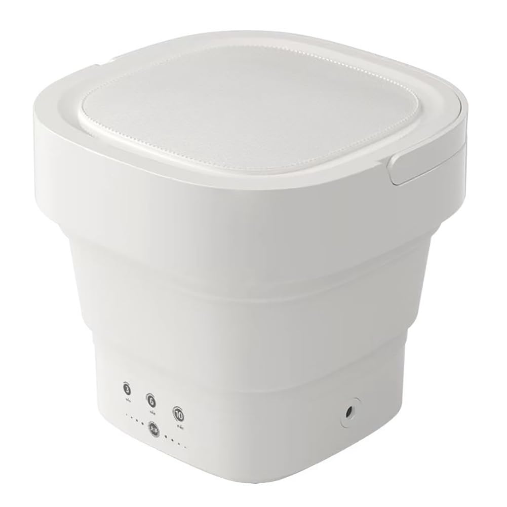 Machine à laver portable pliable 5 L : mini lave-linge de voyage et sous-vêtements