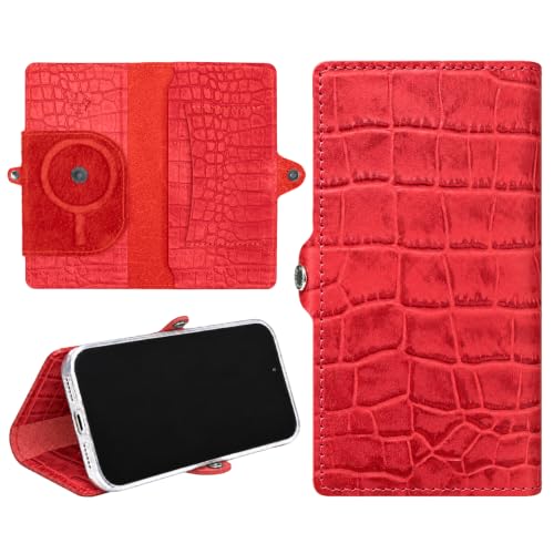 �y�󒍐���z Mag�蒠�^�P�[�X iPhoneAir�ƌ݊����̂��� �G���{�X�N���R ���b�h �y�E�J���z TPU MagSafe�Ή� �蒠�P�[�X �}�O�Z�[�t�蒠 �Ȗ؃��U�[ �v �{�v ���{�� ���b�L�[�Y