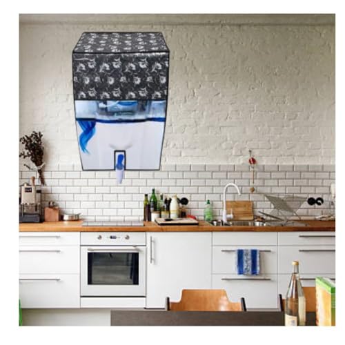 Image of KALRA MAGIC RO Water Purifier Cover | Durable Water Filter Protection | RO Body Cover For Kent Grand For | Pulse Aqua Purifier| Waterproof & Dustproof for Home & Office Use (Blue Printed)