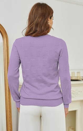 Bluetime Women's Fall Long Sleeve V Neck Ribbed Knit Sweaters Loose Fit Casual Soft Pullover Sweater Jumper Tops4