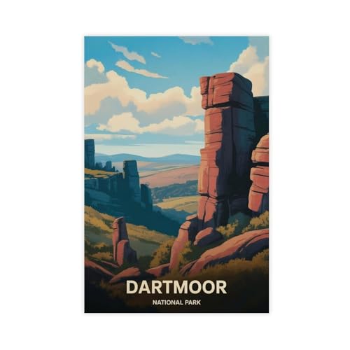 Toile Dartmoor 50x76 cm poster pour habiller un grand mur vide