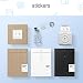 Mtianxy Mini impresora de fotos Bluetooth portátil,Pequeñas impresoras inalámbricas para uso doméstico,Etiqueta...