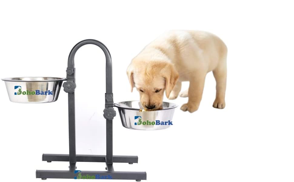 See full amazon price history chart for BohoBark Dog Feeding Bowl with Adjustable Stand, U -Type Elevated Double Diner Set of 2 Steel Bowl with Stand 750ML X 2 Bowls BohoBark Dog Feeding Bowl with Adjustable Stand, U -Type Elevated Double Diner Set of 2 Steel Bowl with Stand 750ML X 2 Bowls (B0CF5QYL6H) Amazon Price History, Amazon Price Tracker