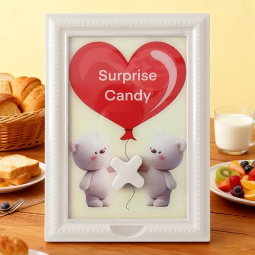 Cadre photo distributeur de bonbons pour buffet anniversaire