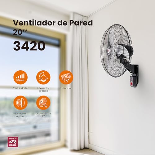 Ventilador de Pared marca Mytek (2)