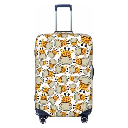 Luggage Cover Protector Suitcase Cover - High Elasticity Giraffes Head Suitcase Cover for Luggage