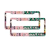 JooKrrix License Plate Frame Alumina Metal License Plate, License Plate Holder with Gasket Screw and...