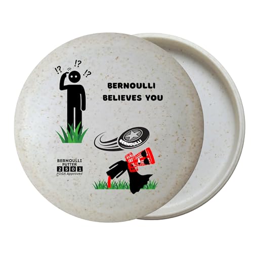 Bernoulli The Matrix Wood Bio-Composite Putter Disc Golf Disc | 165-170 Gram | PDGA Approved