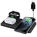 Produktbild Wireless Charger,3 in 1 Induktive Ladestation Qi Kabellose Ladegerät mit 18W Adapter für Apple Watch 6/5/4/3/2/1,AirPods Pro ladestation,iPhone 12/12 Pro Max/11/11pro/XS/8,Samsung Galaxy S20/S10
