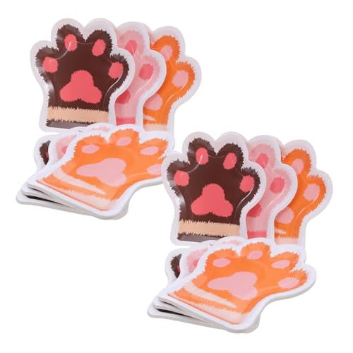 Toyvian 30個入り猫の爪形紙皿 かわいい猫モチーフの使い捨てパーティー食器 スナック デザート ケーキ用トレー のシャワーや誕生日会に