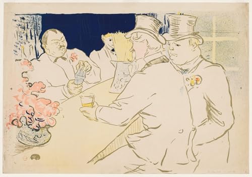 Art mural les Irlandais Toulouse Lautrec pour habiller un grand mur blanc avec originalité
