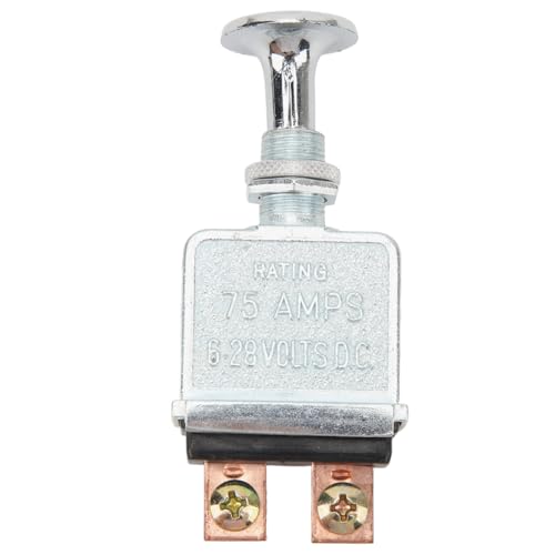 SW43, 75A Interruptor Push Pull Universal de Construção Durável para Automotivo