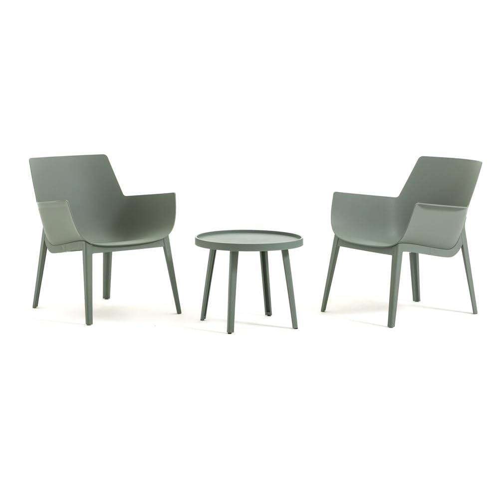 Fauteuil ergonomique en résine et fibre de verre imperméable Betty