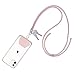Produktbild CE-Link Handykette Band Schlüsselband Universal Schlüsselkette Schlüsselanhänger Halsband Anhänger mit Kordel für iPhone/Samsung/Huawei/Xiaomi/Blackview/Moto/OnePlus - Rose Gold