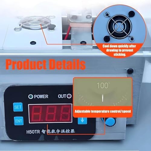 3D Desktop Filament Maker Machine - Convert Recycled Plastic Bottles into 3D Printer Filament with Digital Temperature Control for Eco-Friendly 3D Printing