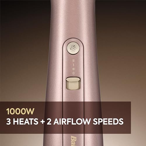 BaByliss Air Power Volume - 2-in-1 Hair Dryer and Styler, Wet and Dry Modes, Smoothing Blow Dryer Brush with 3 Temperature Settings, Ionic & Ceramic, Gold, AS95U - Image 10