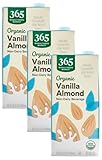 365 by Whole Foods Market, Organic Vanilla Almond Milk, 32 Fl Oz (Pack of 3)