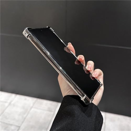 Coque de luxe Samsung S23 Fe transparente aux contours violets - 5