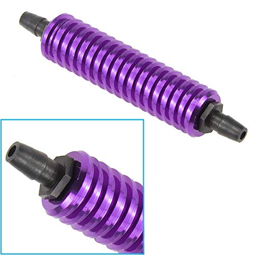 2Pcs Sharegoo Aluminum Fuel Tank Air Cooler Fuel Back Pressure Cooling Compatible With Hpi Hsp Redcat Traxxas Axial Himoto 1/8 1/10 Rc Nitro Engine Rc Car Off Road Monster Truck #TOP2