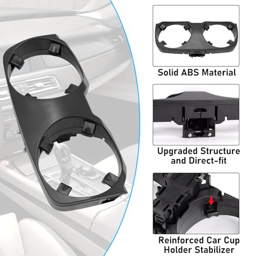 Cubre portavasos para BMW Serie 7 F01 F02 2008-2015 miniatura 6