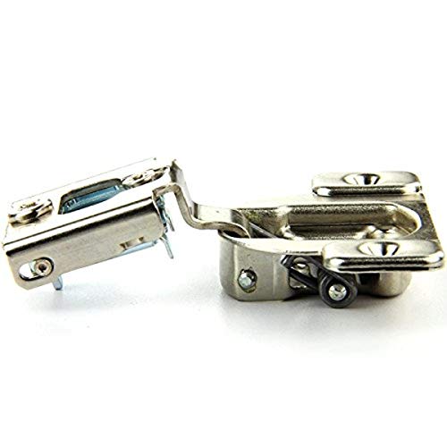 Flash Sale Blum 38N355C.12x50S Screw-On Cabinet Hinge, 105 Degrees, 3/4" Overlay, Self Close, Compact 38N Series, Nickel Finish (Pack of 50)