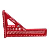 SHINEOFI Multifunktionaler Gehrungswinkel aus Aluminiumlegierung mit Verdecktem Stift Präzises...