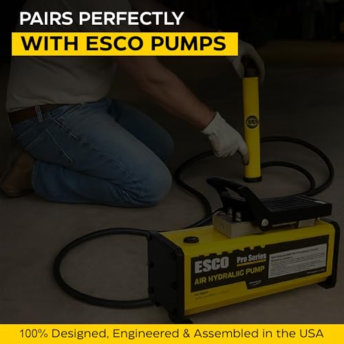 Image of Esco 10 Ton Hydraulic Ram Cylinder, 10 in. Stroke