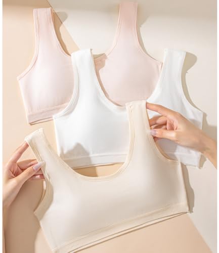 Training Bras for Girls Teen Girls Sports Bras Ultra Comfort Soft Cotton Bras 10-16 Longline Crop Bra3