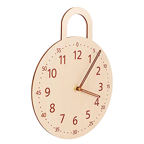 Winomo Office Decor Wooden Wall Clock Silent Non- Ticking Noiseless Decorative Wall Clocks Decor Vintage Round Rustic Modern Hanging Clock For Kitchen Bedroom Office Home Style 2 Digital Clocks #TOP17