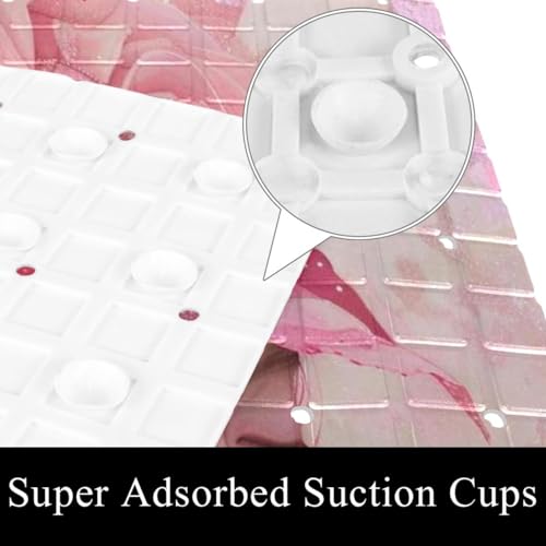Tapis de bain de qualité supérieure Rose Manor en PVC résistant et extra long - 4