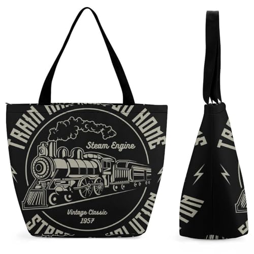 Sac de shopping vintage pour femme en grand format maroquinerie chic