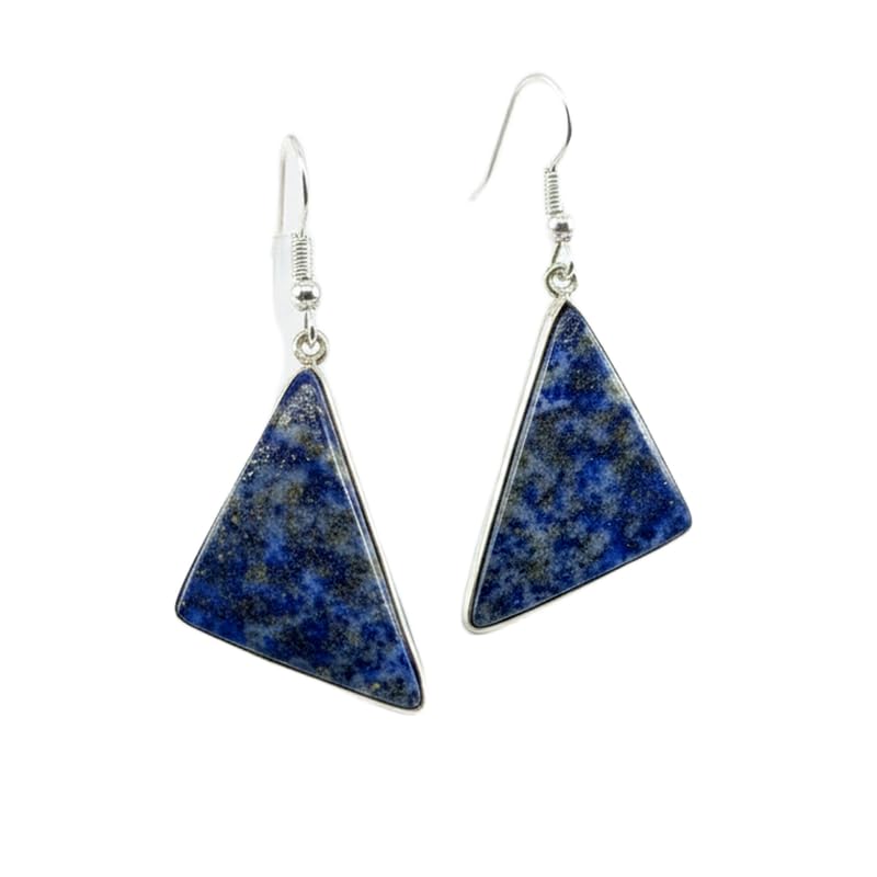 Boucles d'oreilles pendantes lapis-lazuli : le cadeau fait main idéal et unique