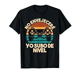 Gaming & Gamer regalo envejeceré yo subo de Nivel aficionados a los videojuegos Camiseta Black Manga larga Regular S