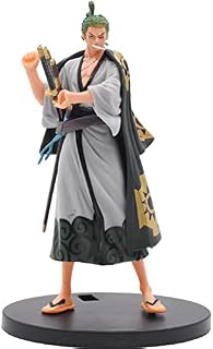 IQEPXTGO One Piece Figure Roronoa Zoro Cartoon Characters Popular Anime Action Figure Collectible Model Statue Pvc Ornament Doll Collectibles Toy Decoration Ornaments Collection