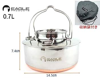 EAGLE ステンレス ケトル1.5 収納袋付き EAGLE ステンレス ケトル1.5 収納袋付き イーグルプロダクツ