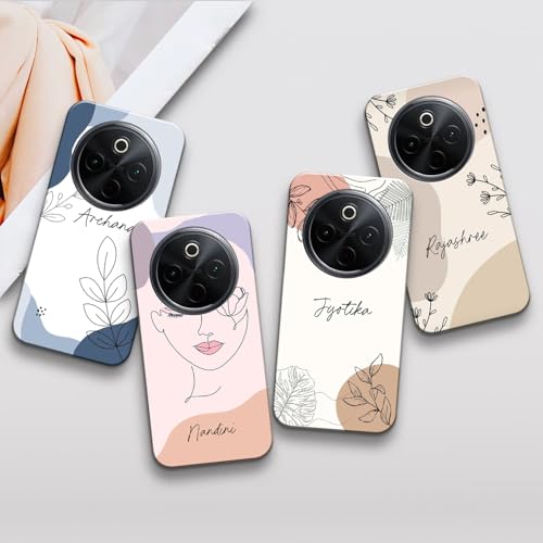 Image of COLORflow Back Cover Compatible with Vivo T4 5G / Y300 Pro 5G / iQOO Z10 5G | Aesthetic Name Color Customized Back Cover Compatible with Vivo T4 5G / Y300 Pro 5G / iQOO Z10 5G
