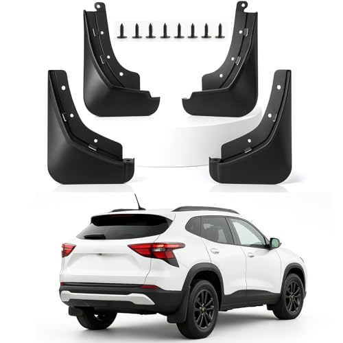 Image of 4Pcs Mud Flaps fit for 2024 2025 Chevy Chevrolet Trax Mud Guards Front Rear Mudflaps Splash Guard Protector Accessories