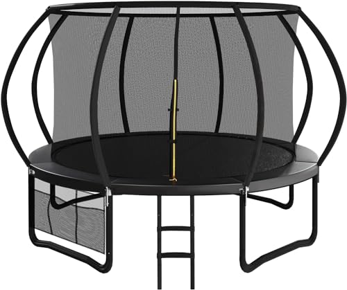 Devoko Trampoline Extérieur Ø 305 cm avec Filet et Échelle