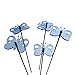 Produktbild Sun Catcher Garden Decor Sonnenfänger 5 Kleinen Leuchtenden Schmetterlingen Besondere Garten Dekoration für Garten, Balkon oder Terrasse, Farbe:blau