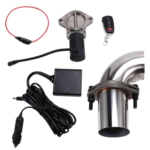 Válvula de escape eléctrica de 63 mm con mando a distancia inalámbrico para coche