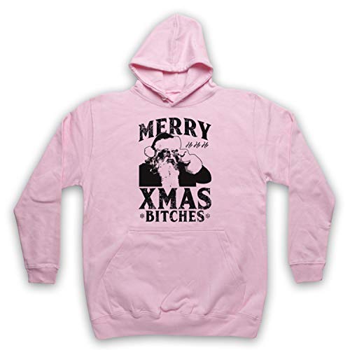 Sweat a capuche Merry Xmas Bitches en tissu doux et chaud