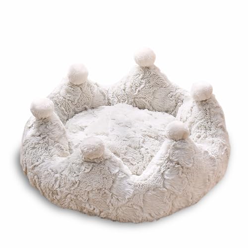 PetPals Round Cat Bed with Removeable and Washable...